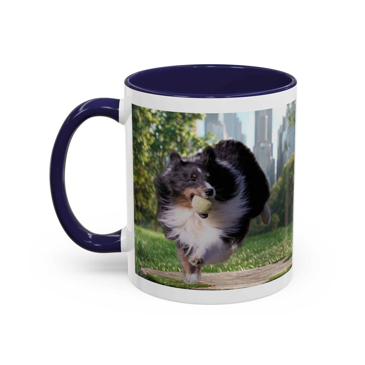 Shelties Rule! Tri Color Sheltie Coffee Mug (11oz)