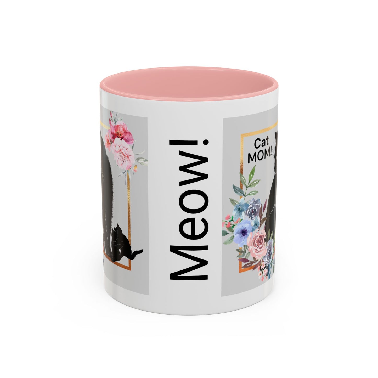 CAT MOM Accent Coffee Mug, 11oz