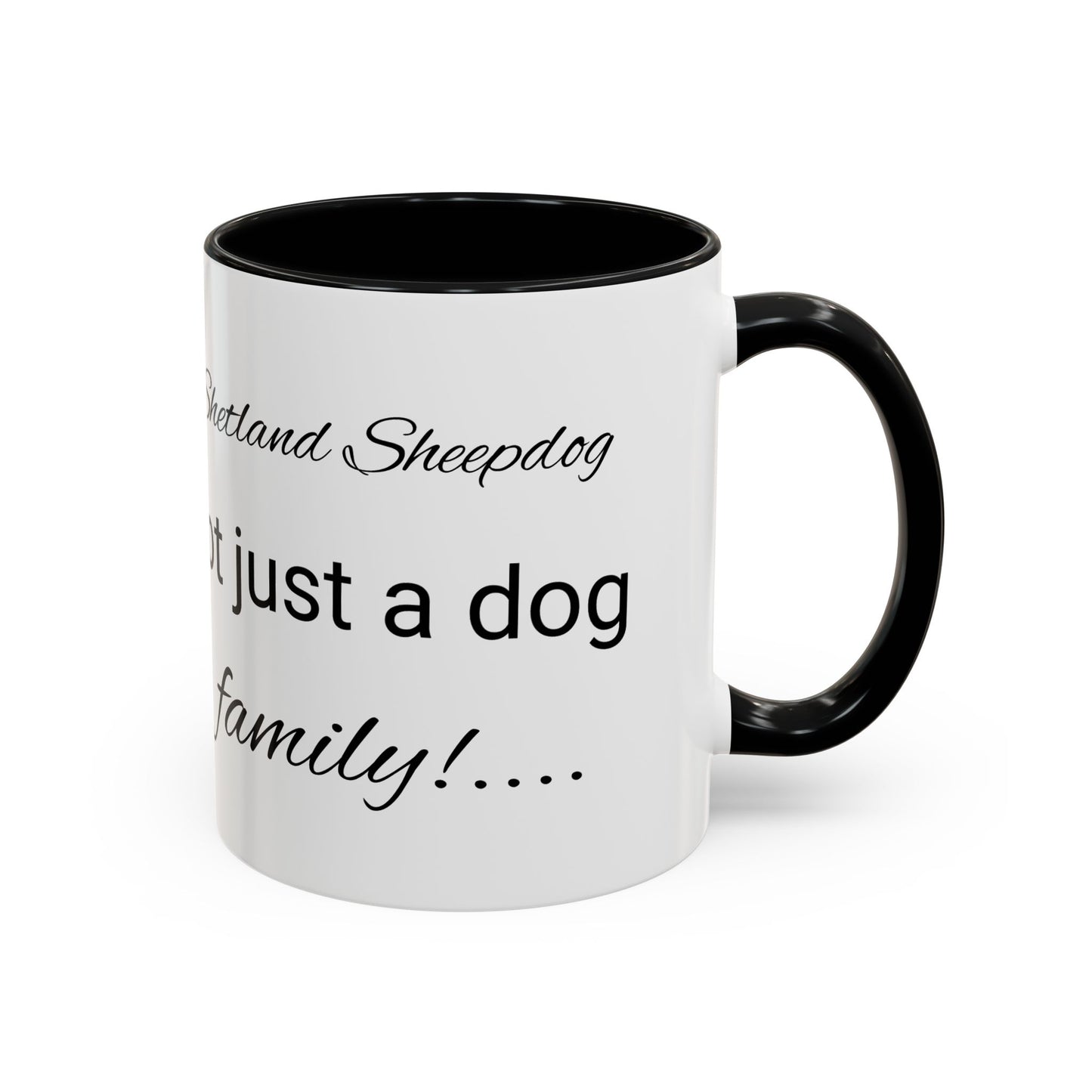 Shetland Sheepdog Family Accent Coffee Mug, 11oz