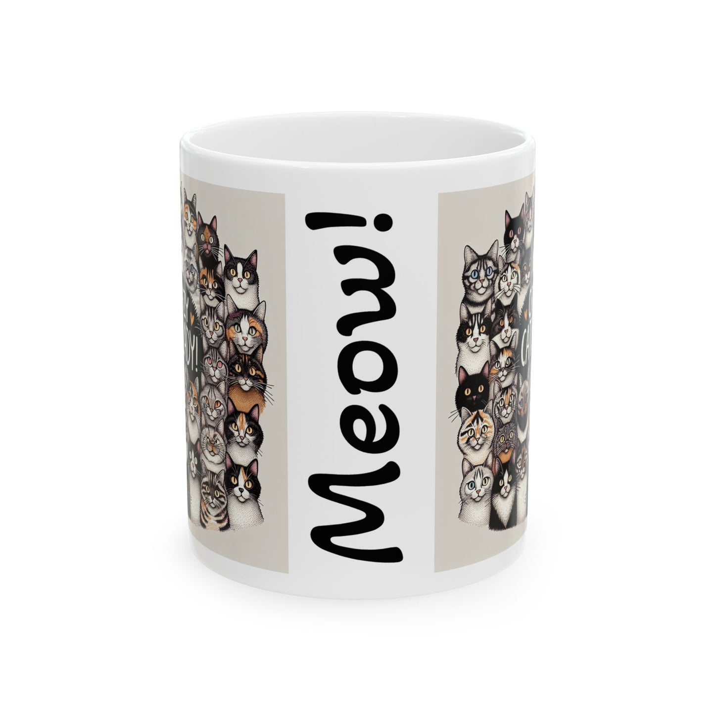 CRAZY CAT LADY! Ceramic Mug 11 oz