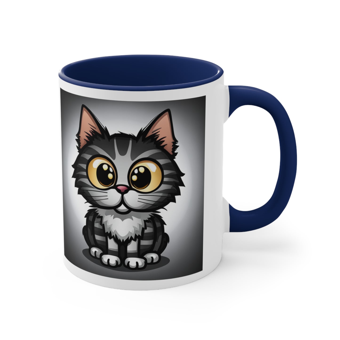 Tabby Cat Lover Accent Coffee Mug, 11oz