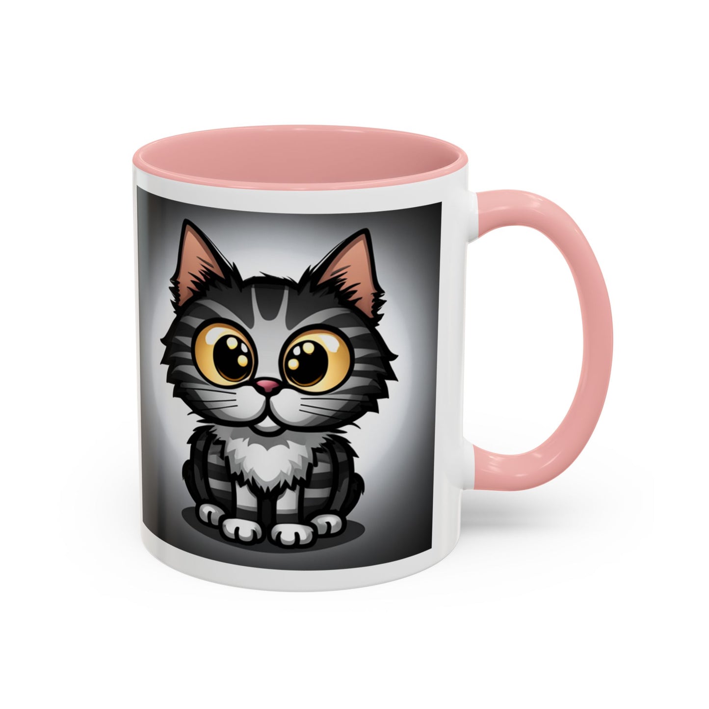 Tabby Cat Lover Accent Coffee Mug, 11oz