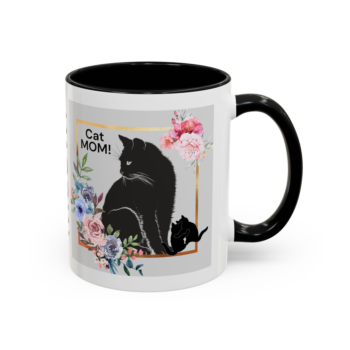 CAT MOM Accent Coffee Mug, 11oz