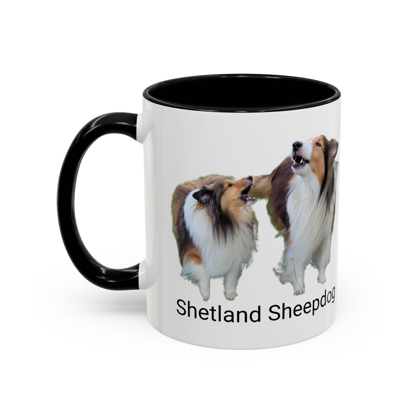 Sheltie Howling Accent Coffee Mug, 11oz