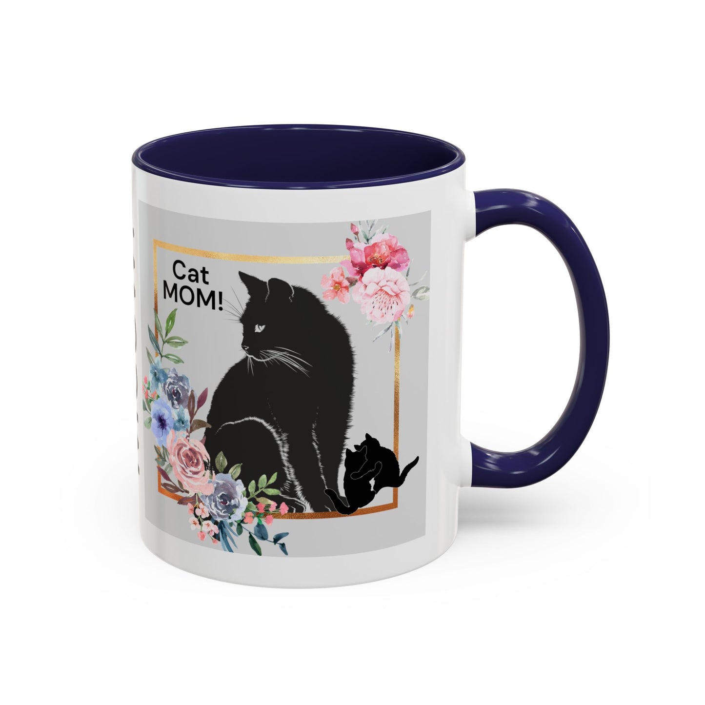CAT MOM Accent Coffee Mug, 11oz