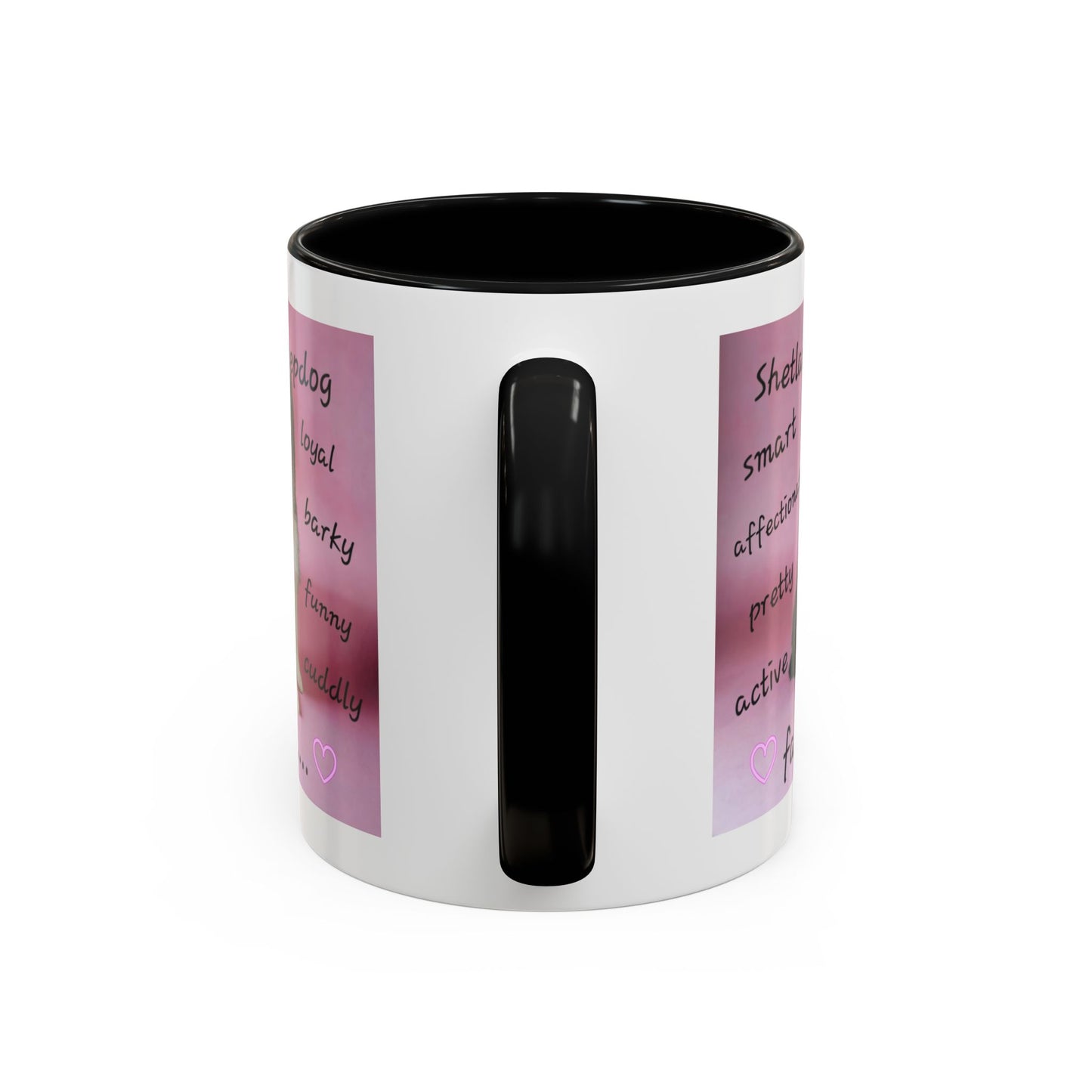 Shelties Rule! Shetland Sheepdog Accent Coffee Mug, 11oz