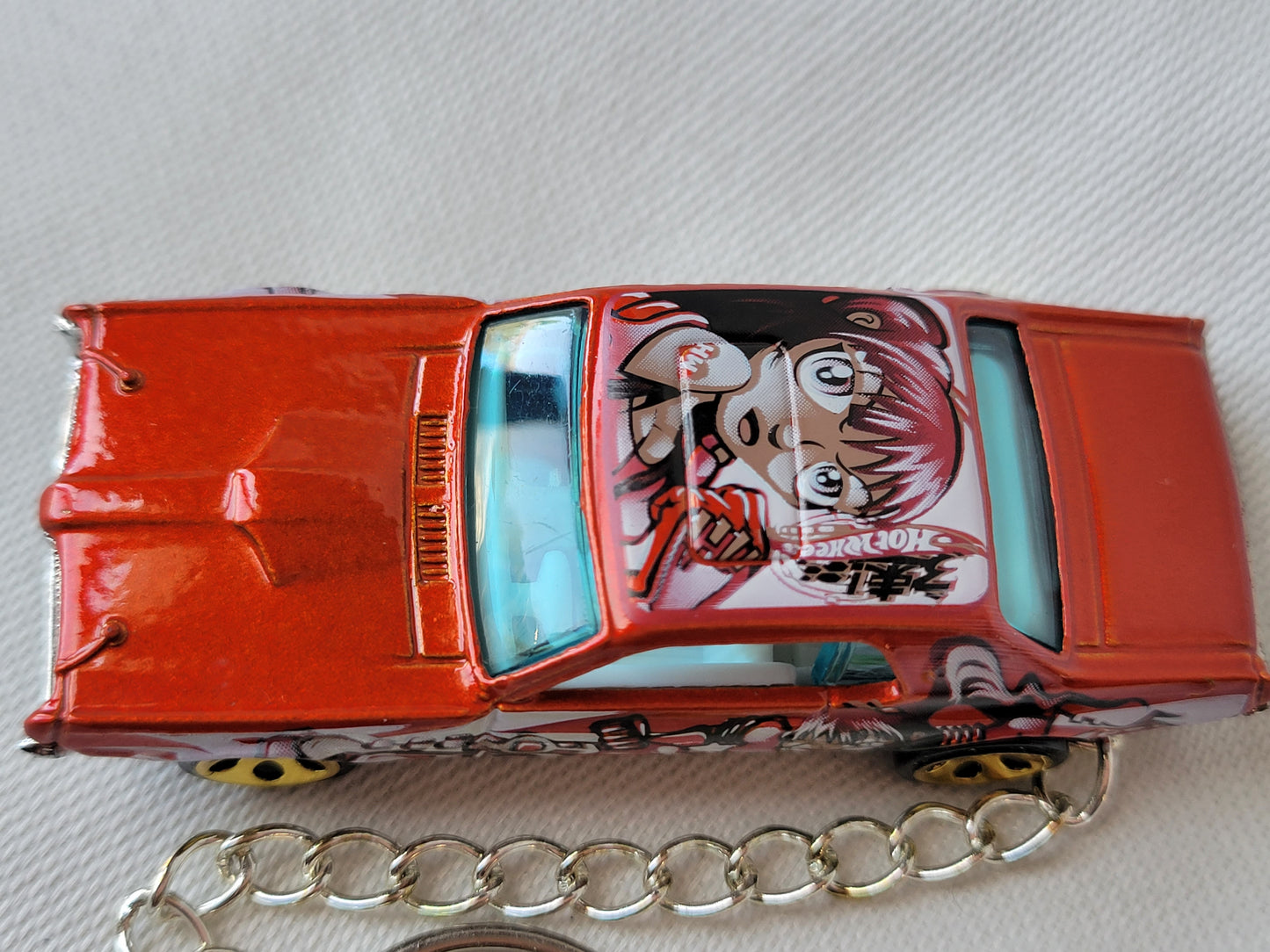 Diecast Car Keychain 1968 Mercury Cougar ANIME 1/64