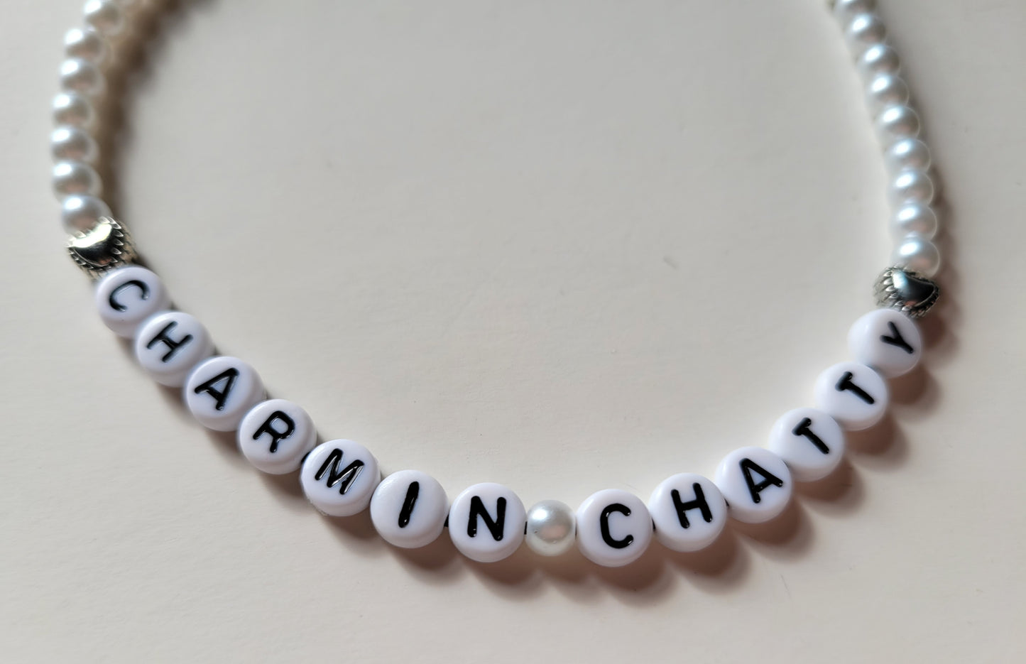 Charmin Chatty Doll NAME NECKLACE SET Fits 23 inch Dolls Handmade