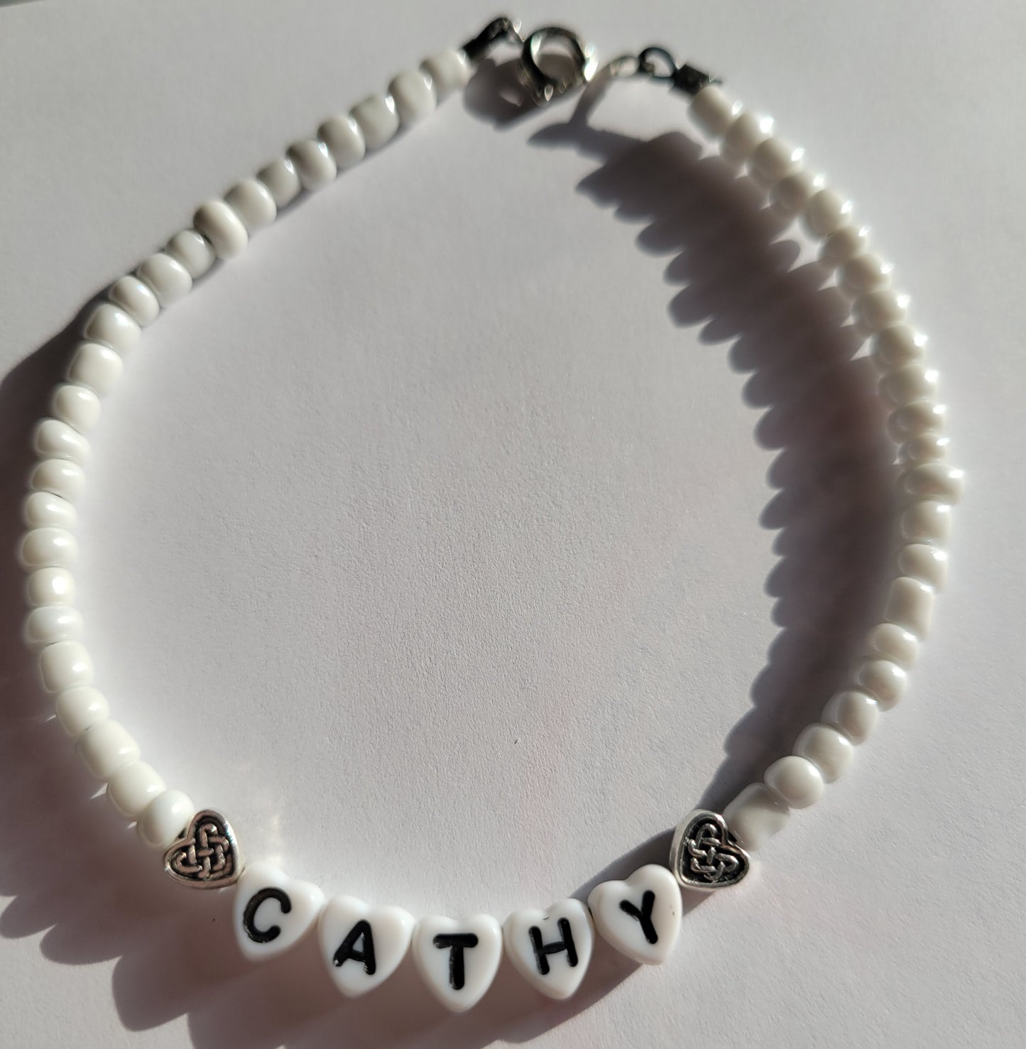 Chatty Cathy Doll Heart Name Necklace "Cathy"