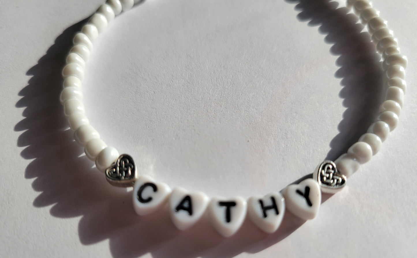 Chatty Cathy Doll Heart Name Necklace "Cathy"