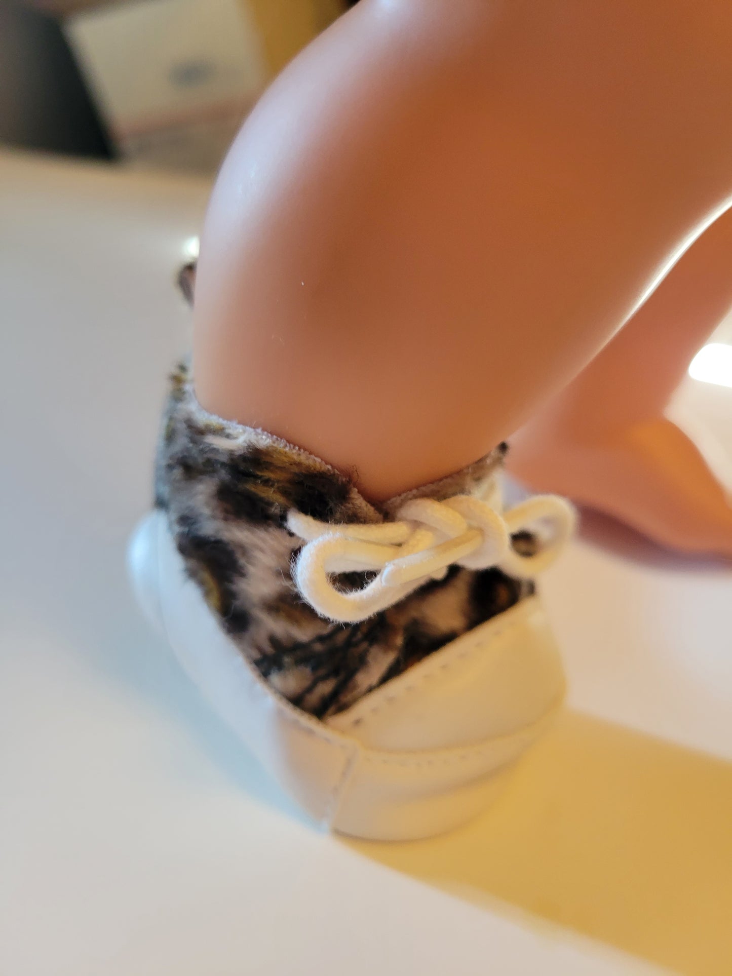 New Leopard Doll Tennis Shoes 60mm x 30mm