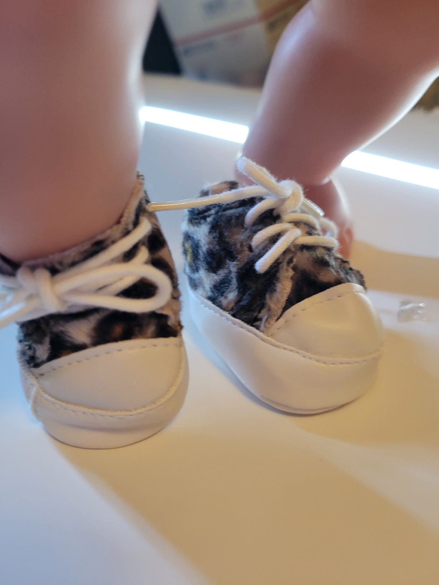 New Leopard Doll Tennis Shoes 60mm x 30mm