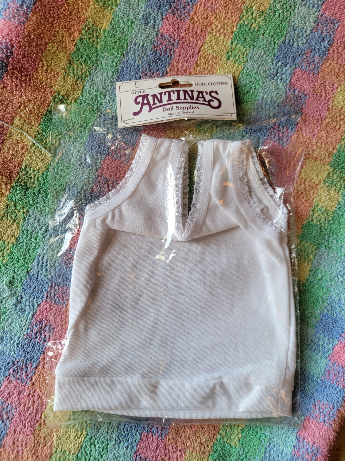 Doll Undershirt Undergarment New Old Stock Fits 15 Inch Dolls Gotz, Bitty Baby
