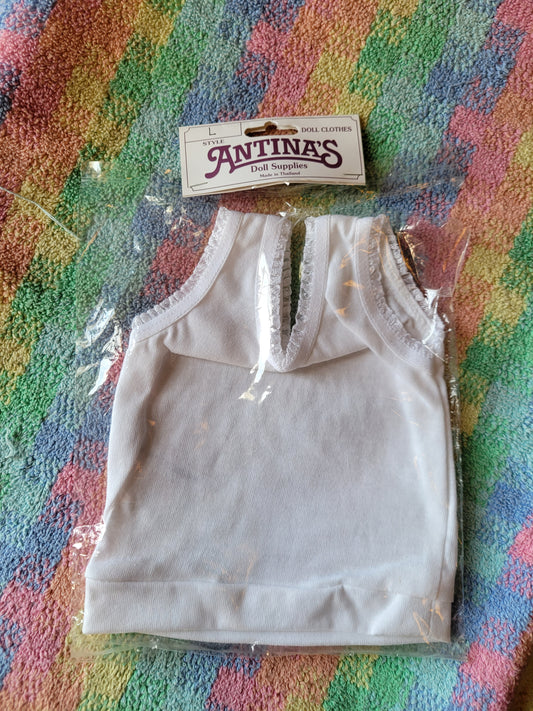 Doll Undershirt Undergarment New Old Stock Fits 15 Inch Dolls Gotz, Bitty Baby