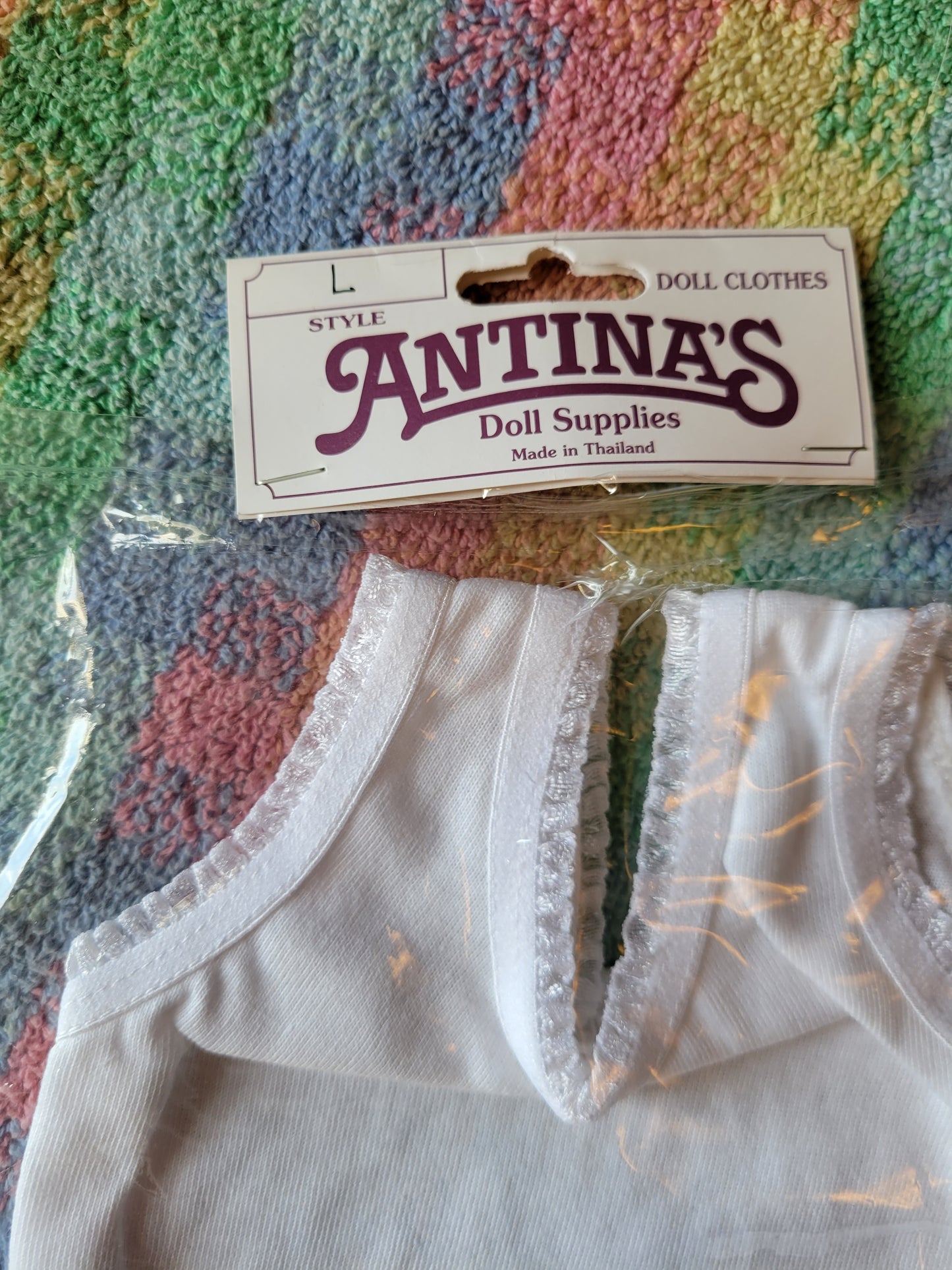 Doll Undershirt Undergarment New Old Stock Fits 15 Inch Dolls Gotz, Bitty Baby