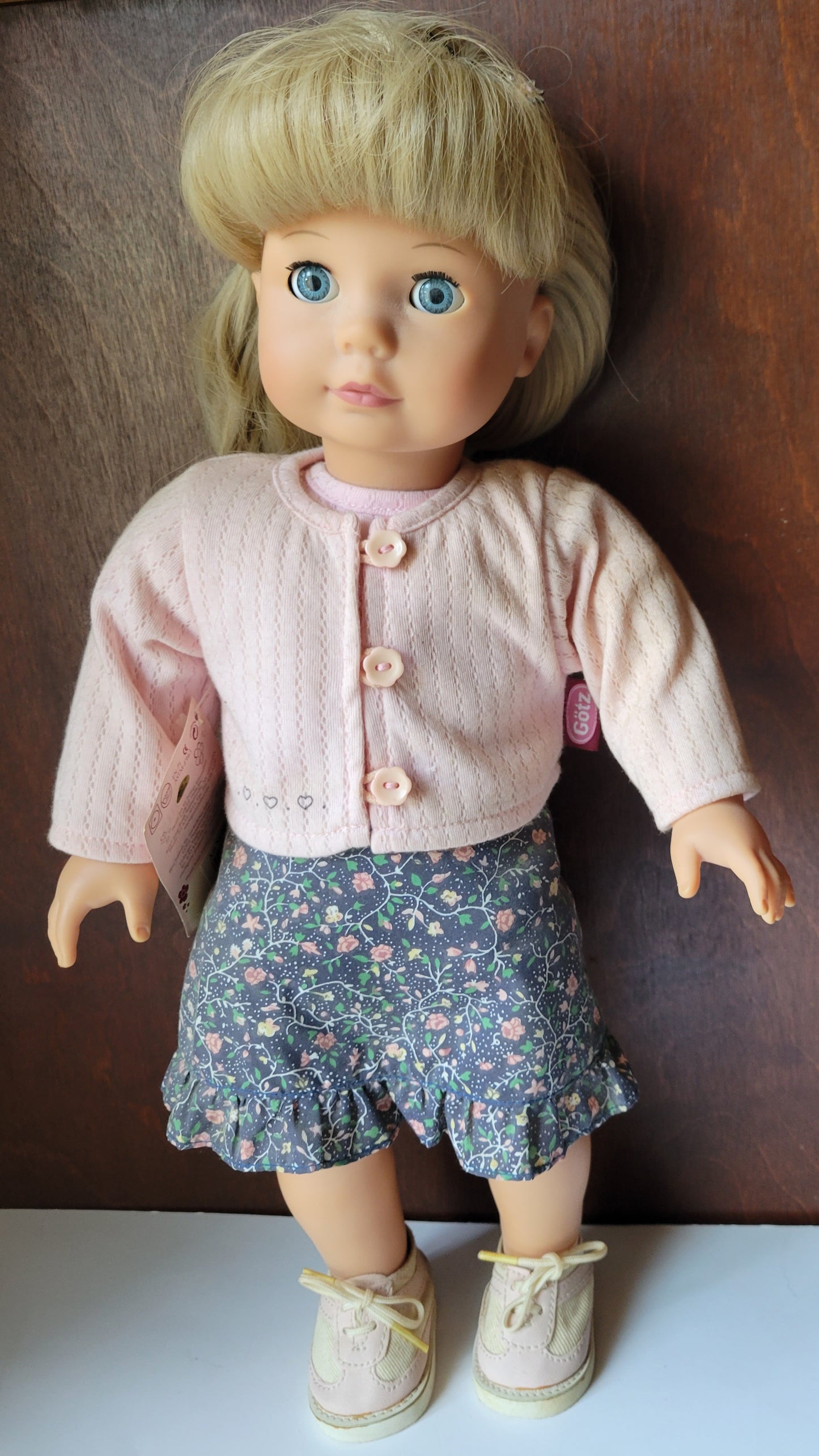 Gotz Doll Precious Day Collection 18 Inch Doll Blonde Hair Blue Eyes