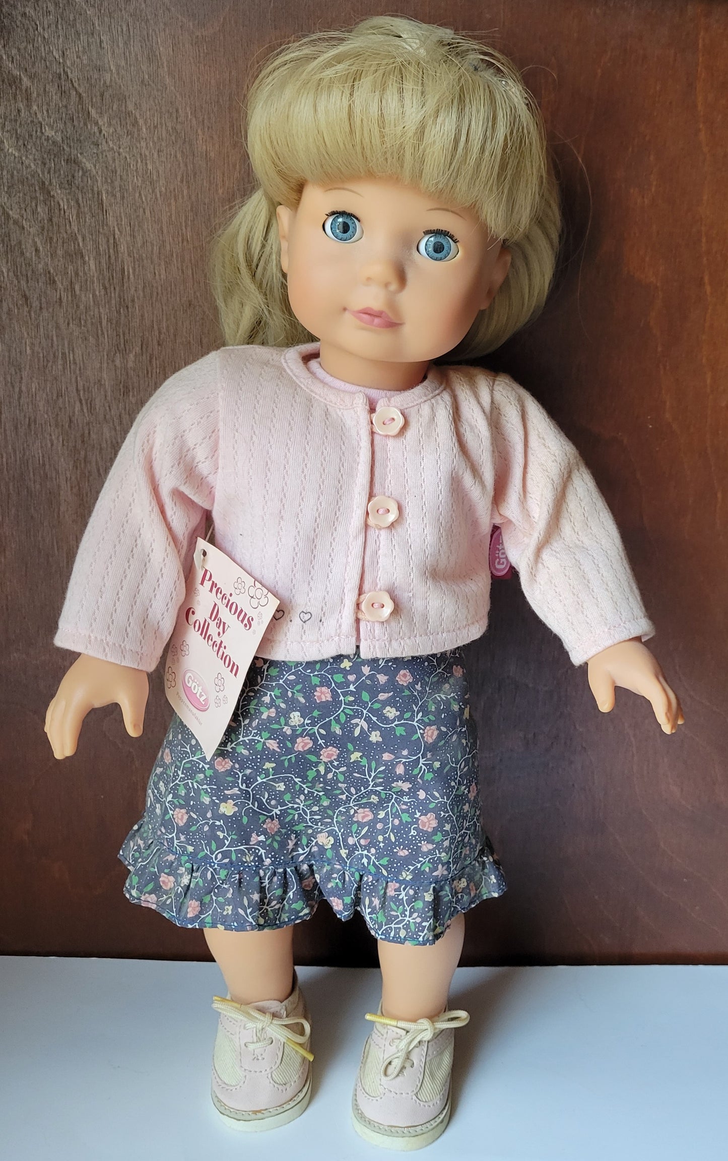 Gotz Doll Precious Day Collection 18 Inch Doll Blonde Hair Blue Eyes