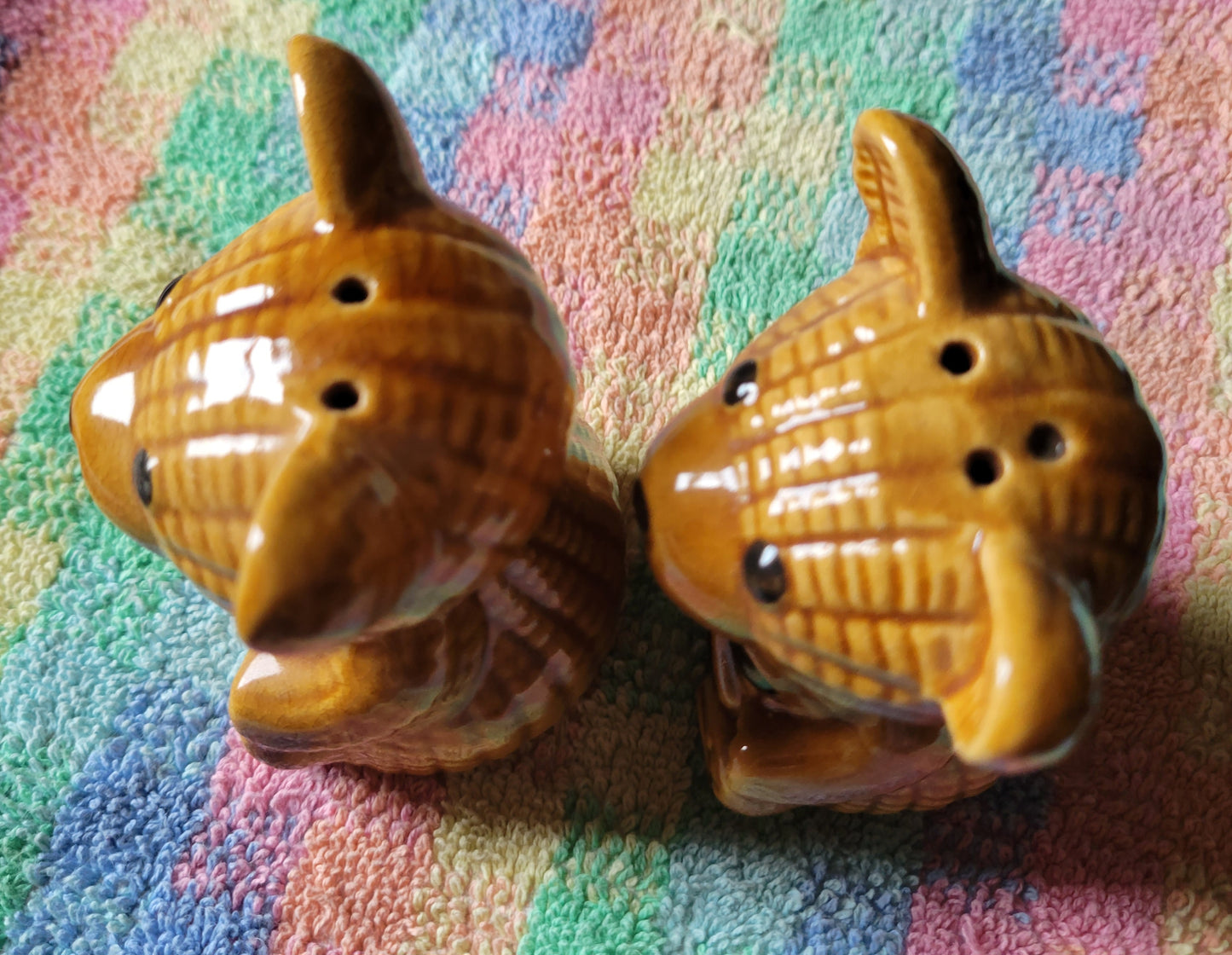 BEARS With BOWS Salt Pepper Shakers Set Vintage Taiwan So Cute!
