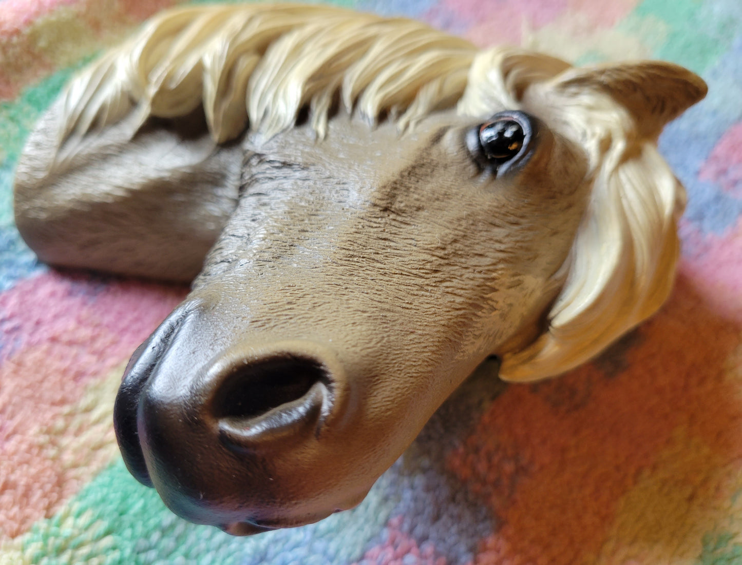 Bosson HORSE/PONY HEAD Gray Vintage Fraser Art Purchased In England 1981 To 85