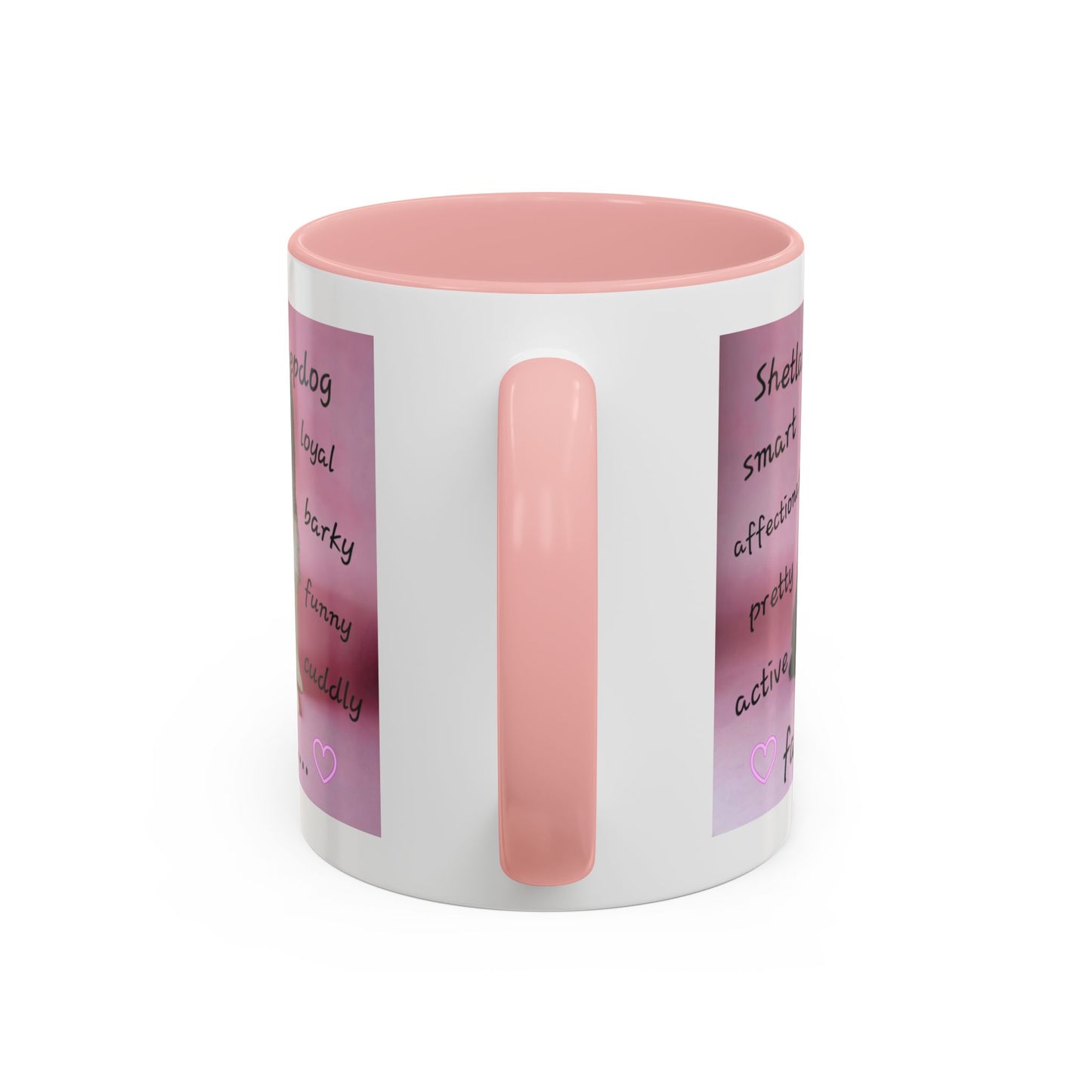 Shelties Rule! Shetland Sheepdog Accent Coffee Mug, 11oz