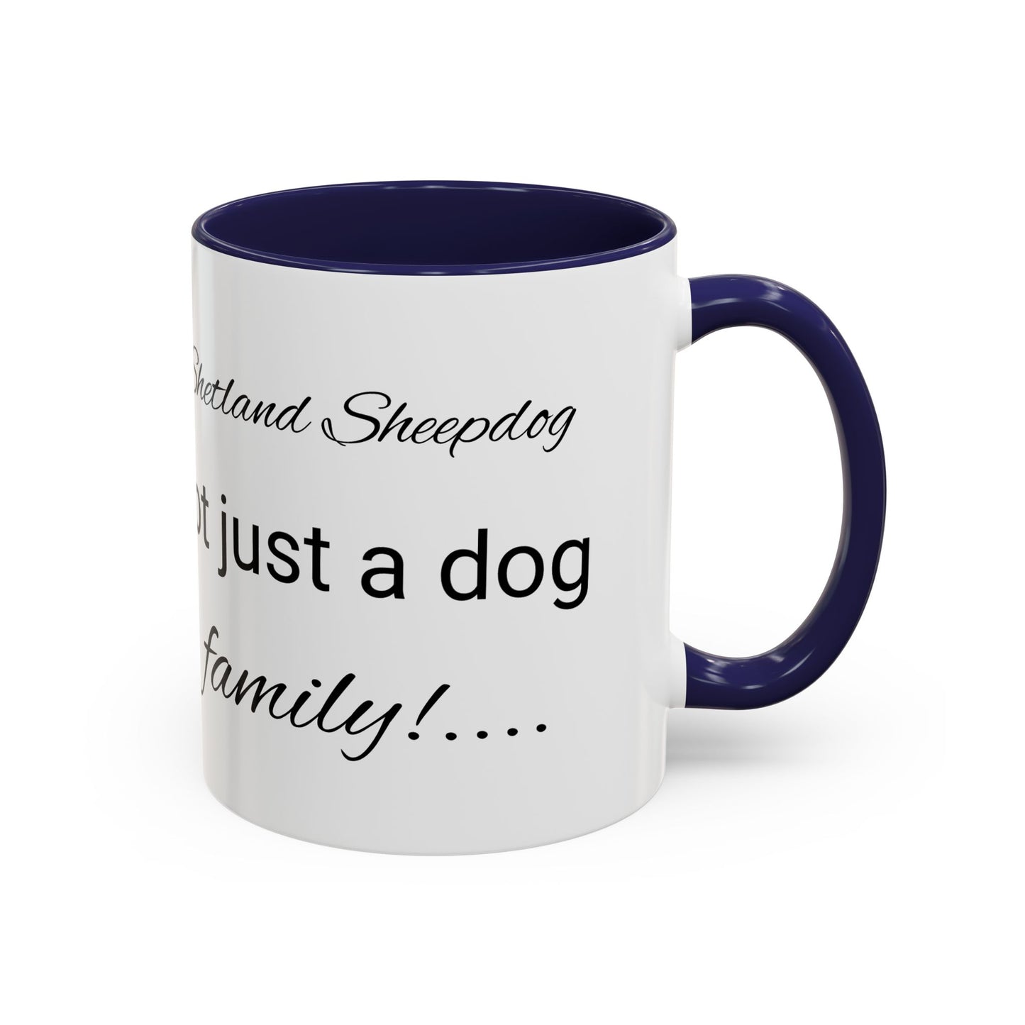 Shetland Sheepdog Family Accent Coffee Mug, 11oz