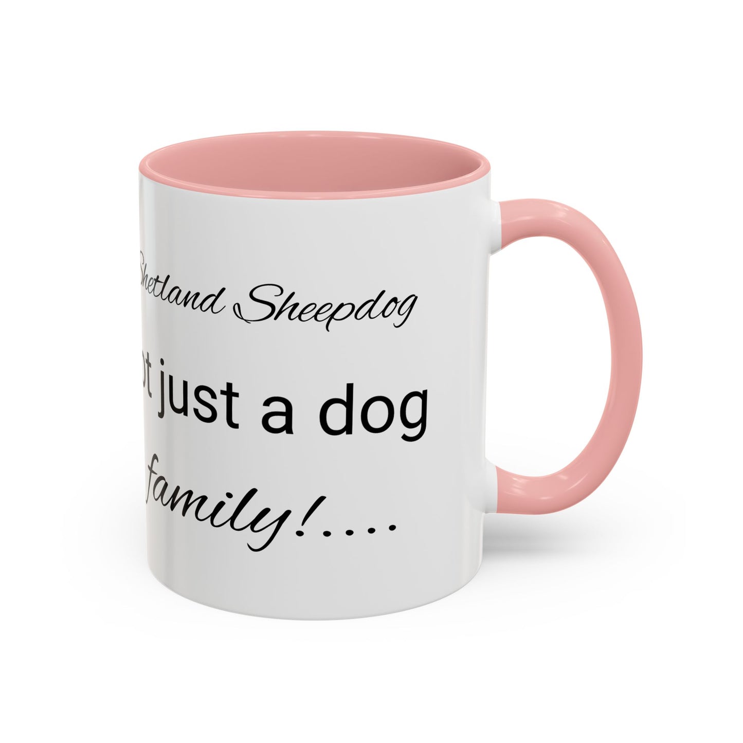 Shetland Sheepdog Family Accent Coffee Mug, 11oz