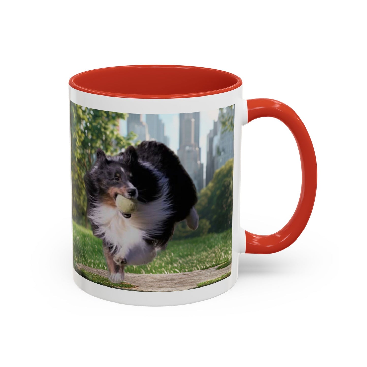 Shelties Rule! Tri Color Sheltie Coffee Mug (11oz)