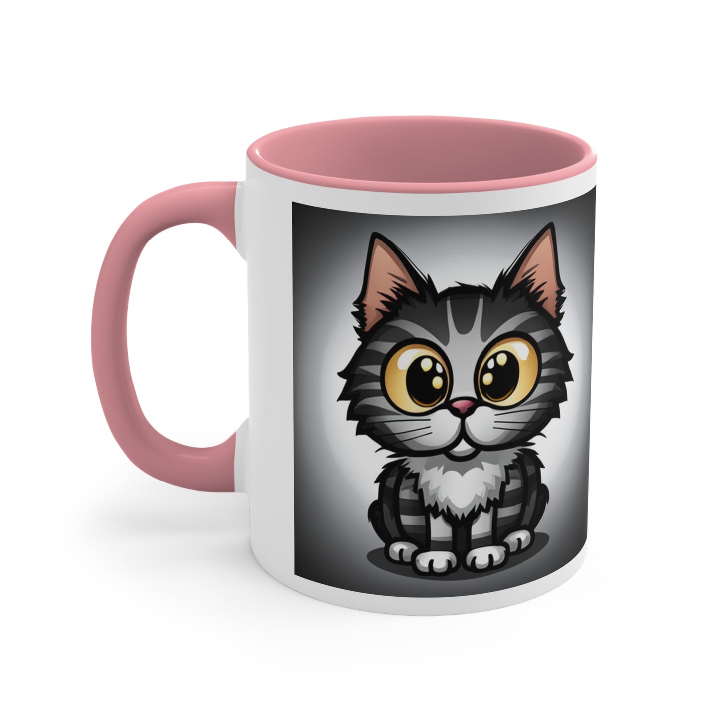 Tabby Cat Lover Accent Coffee Mug, 11oz
