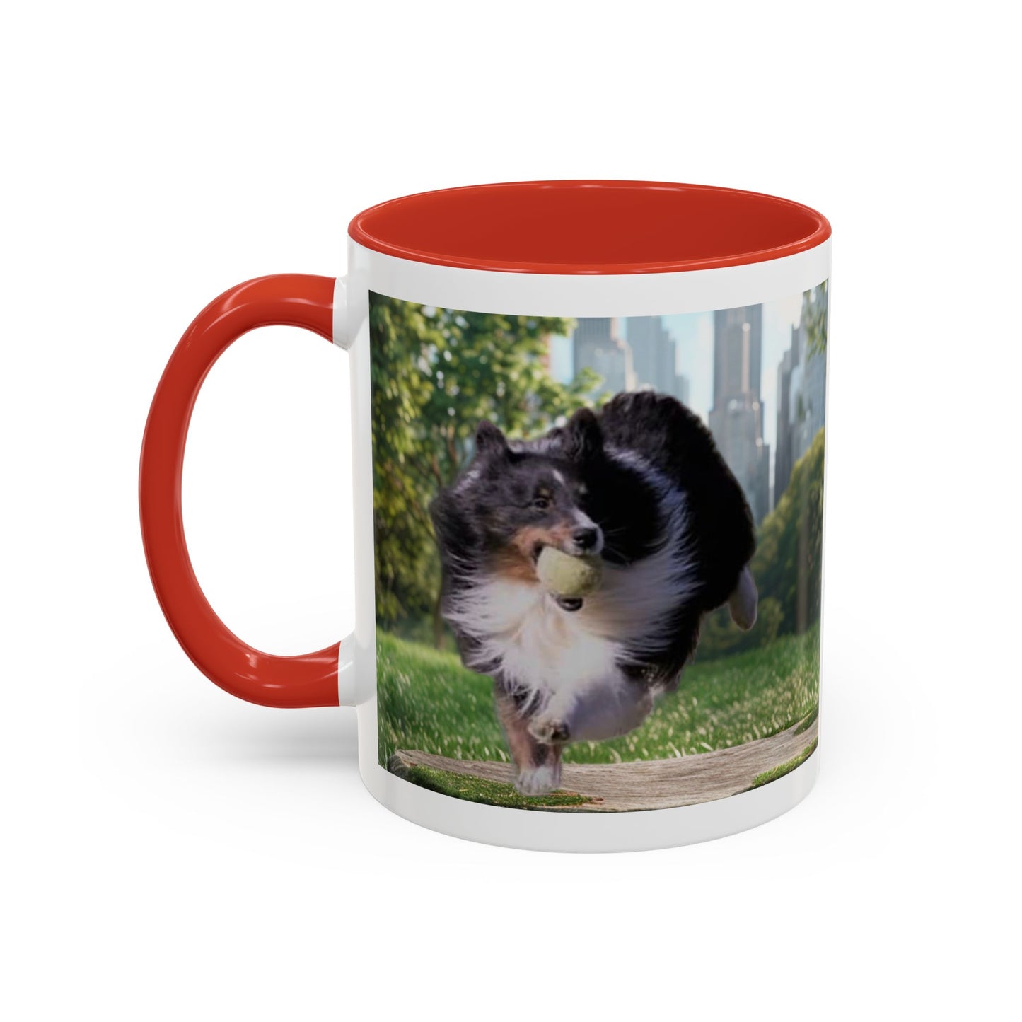 Shelties Rule! Tri Color Sheltie Coffee Mug (11oz)