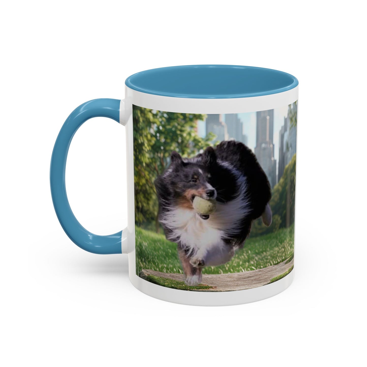 Shelties Rule! Tri Color Sheltie Coffee Mug (11oz)