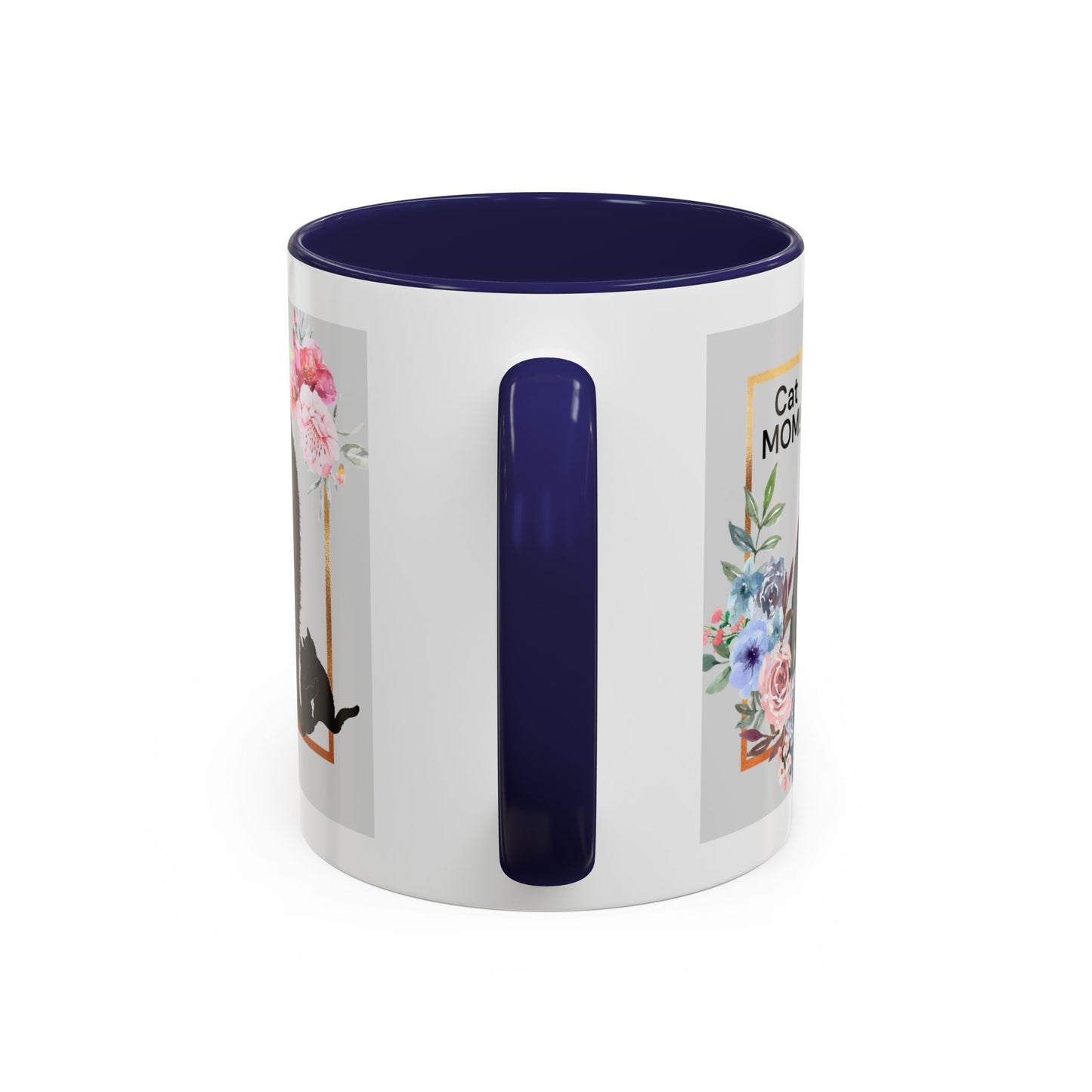 CAT MOM Accent Coffee Mug, 11oz