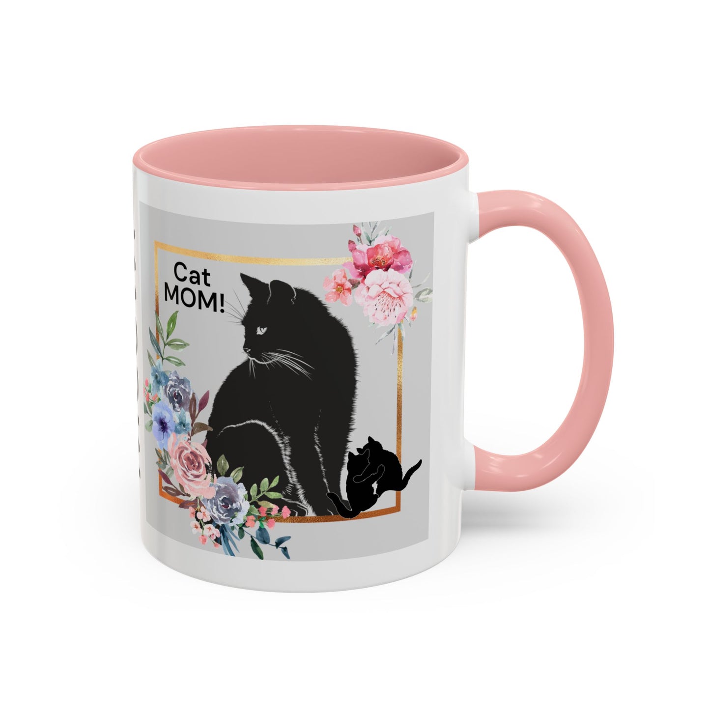 CAT MOM Accent Coffee Mug, 11oz
