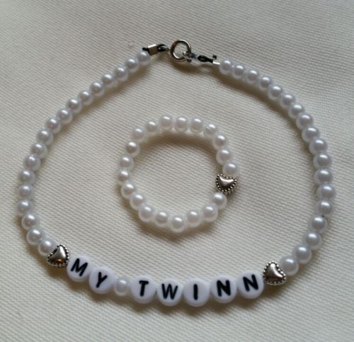 My Twinn DOLL NAME NECKLACE SET fits 23" My Twinn Dolls Handmade