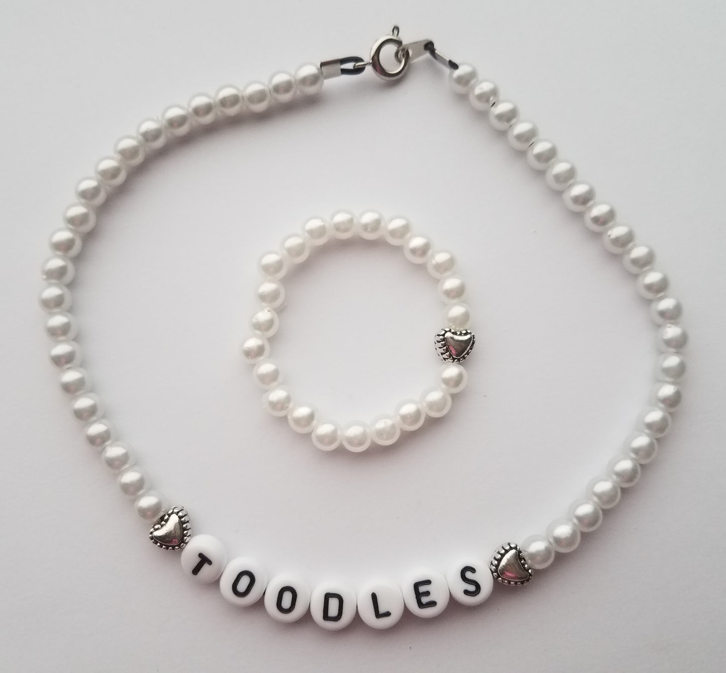 Doll Name Necklace Set fits Lee Middleton 24 inch Doll "Any Name!"