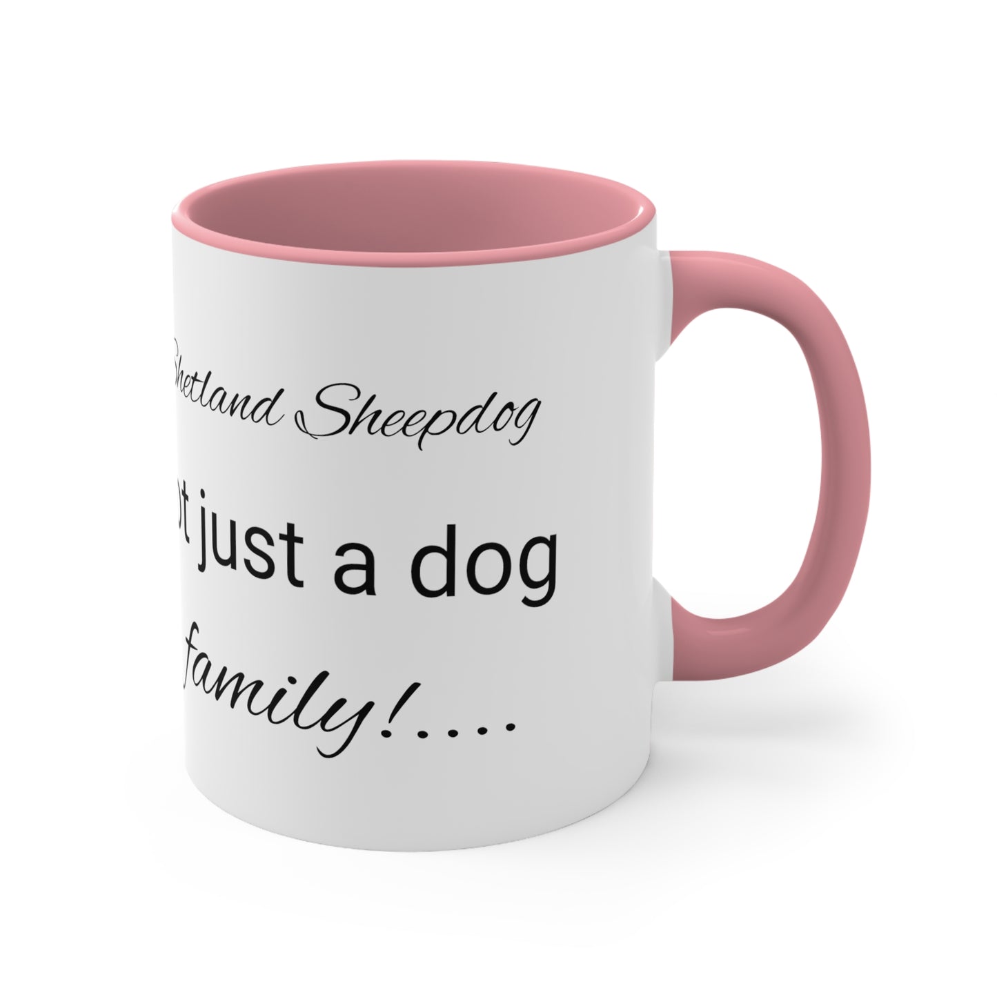 Shetland Sheepdog Family Accent Coffee Mug, 11oz