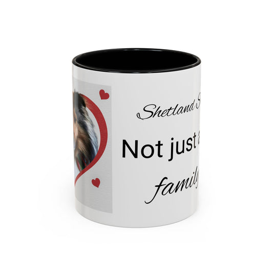 Shetland Sheepdog Family Accent Coffee Mug, 11oz