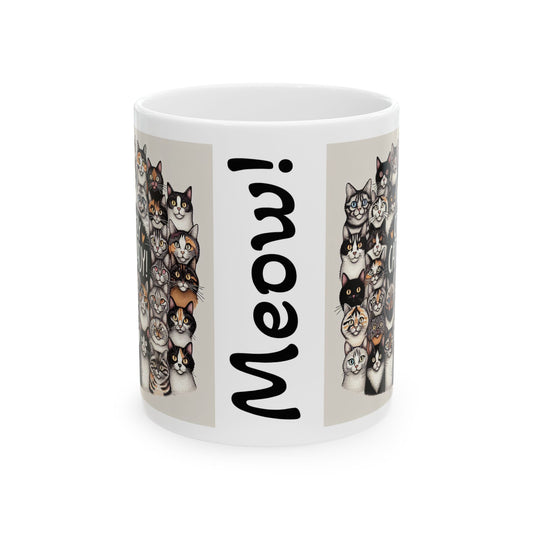 CRAZY CAT LADY! Ceramic Mug 11 oz
