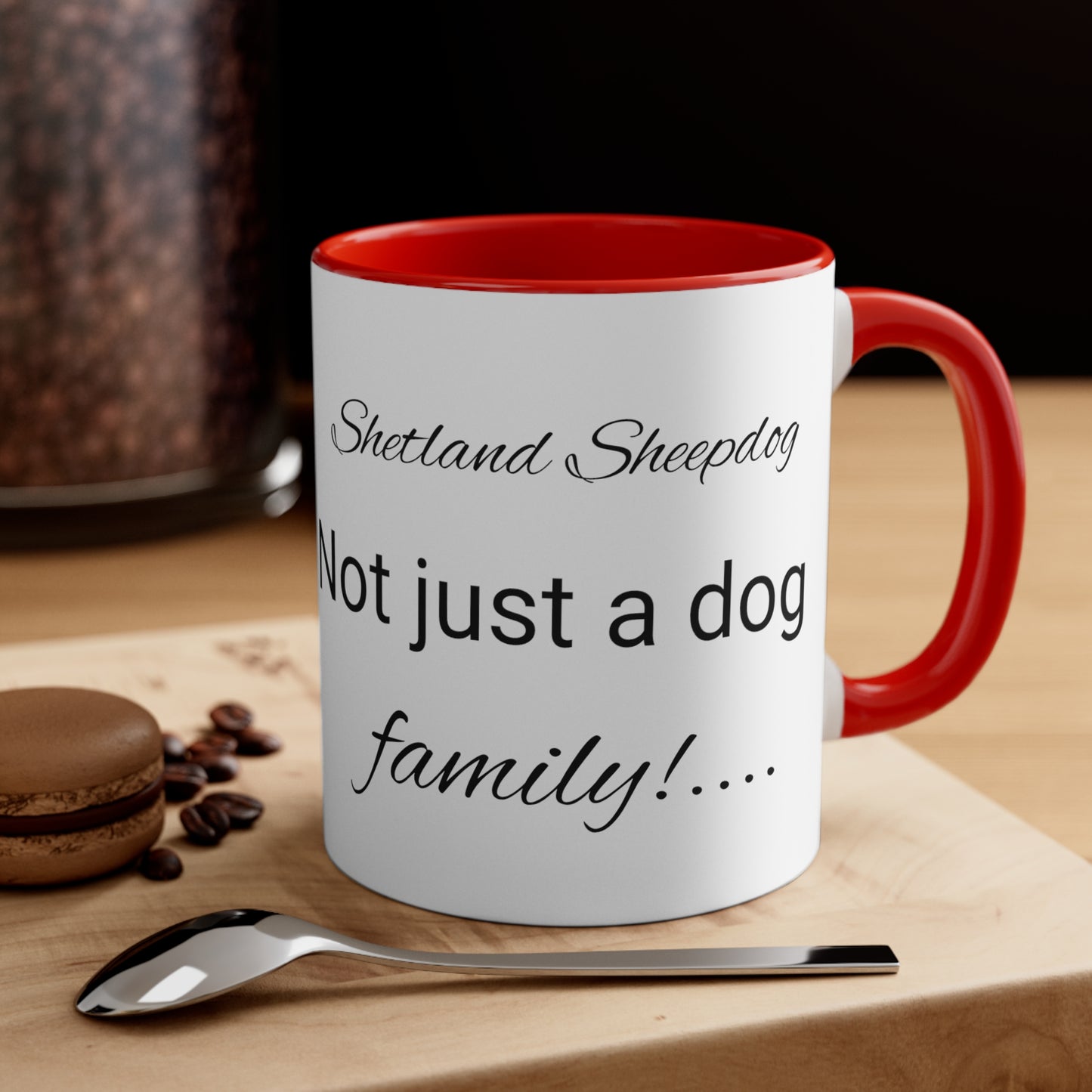 Shetland Sheepdog Family Accent Coffee Mug, 11oz