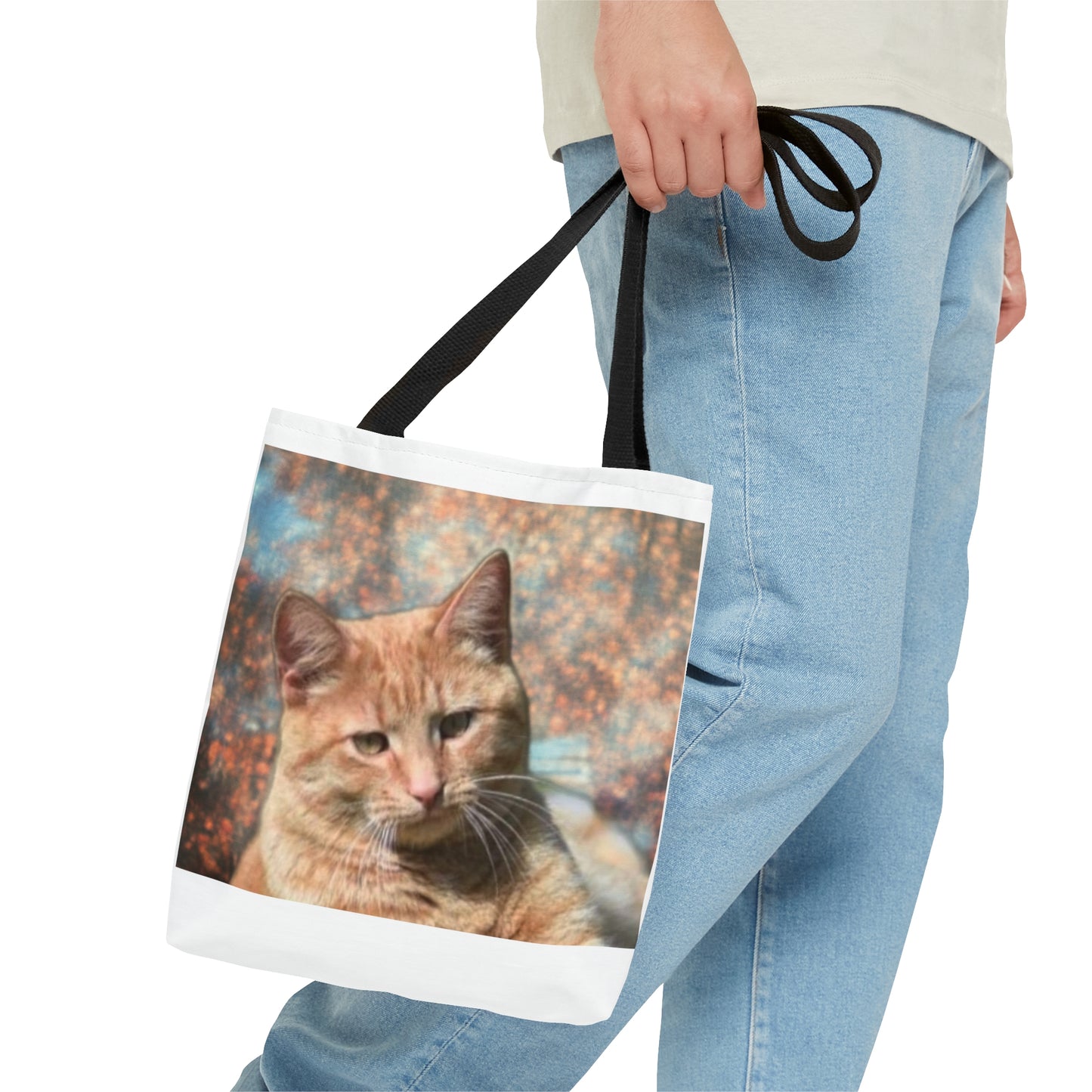 Tabby Cat Tote Bag Orange Tabby (AOP)