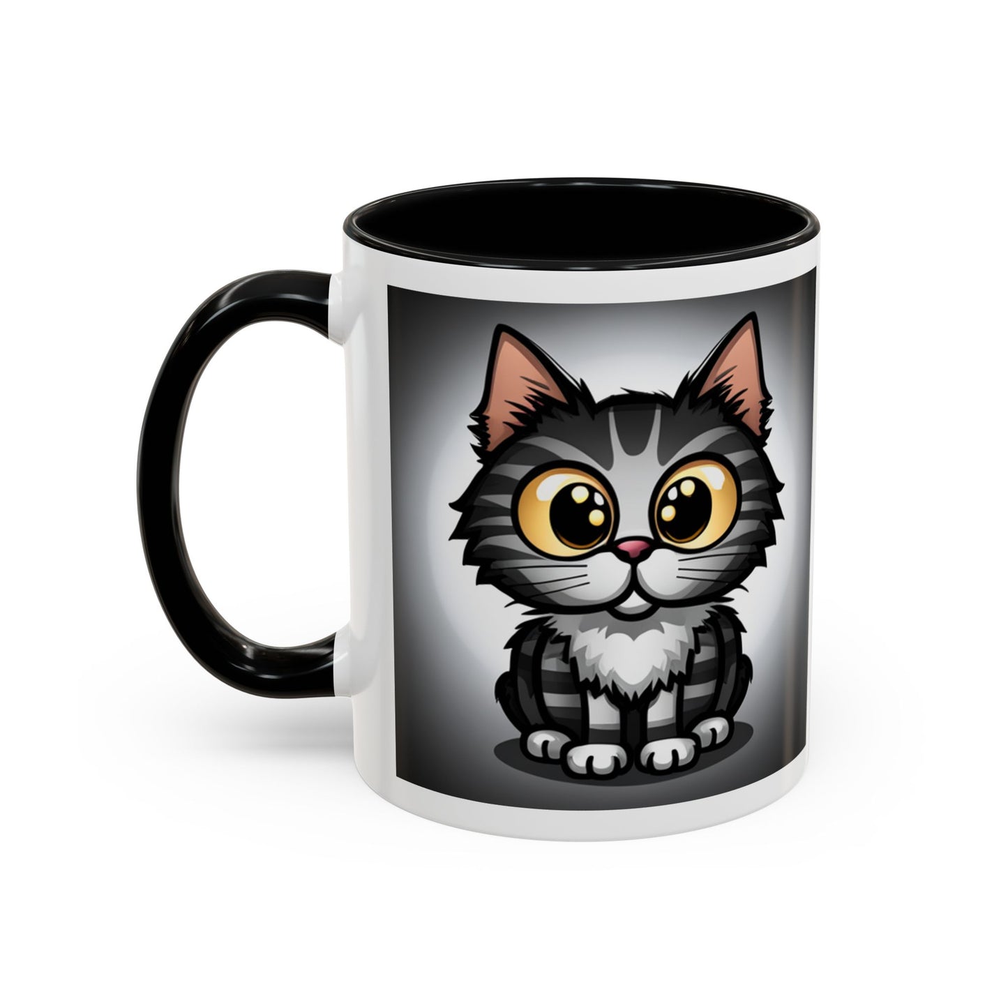 Tabby Cat Lover Accent Coffee Mug, 11oz