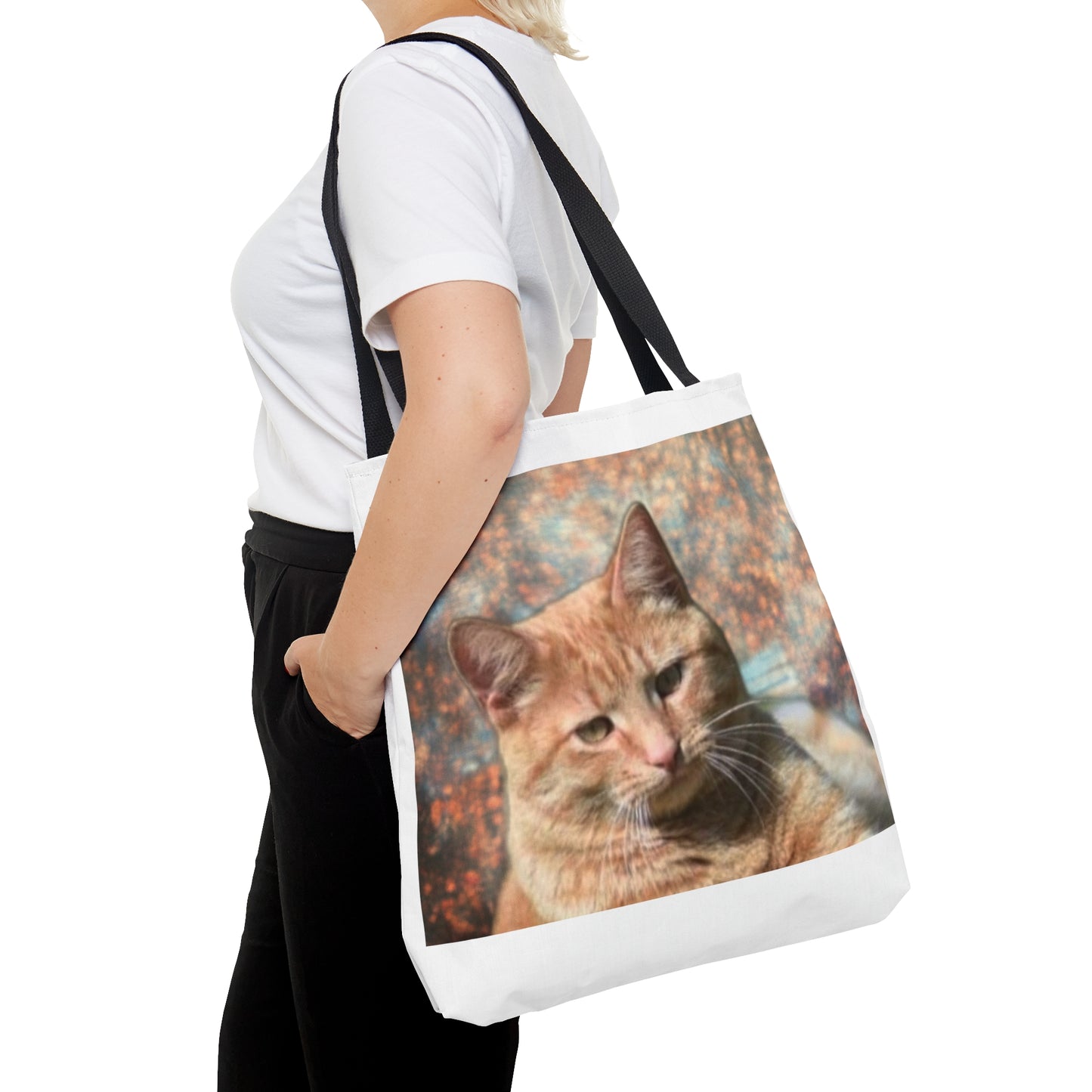 Tabby Cat Tote Bag Orange Tabby (AOP)