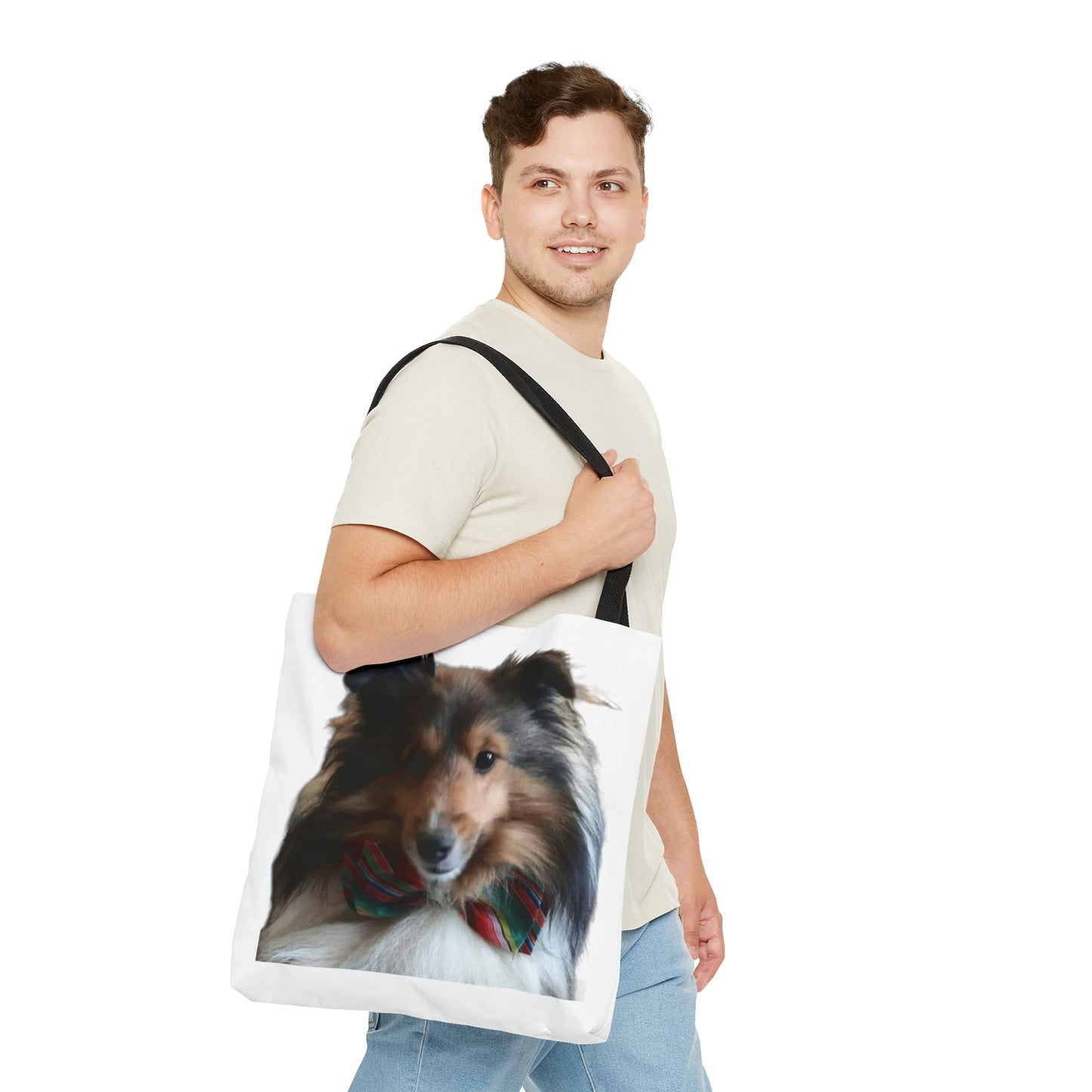 Shetland Sheepdog Family  Tote Bag (AOP)