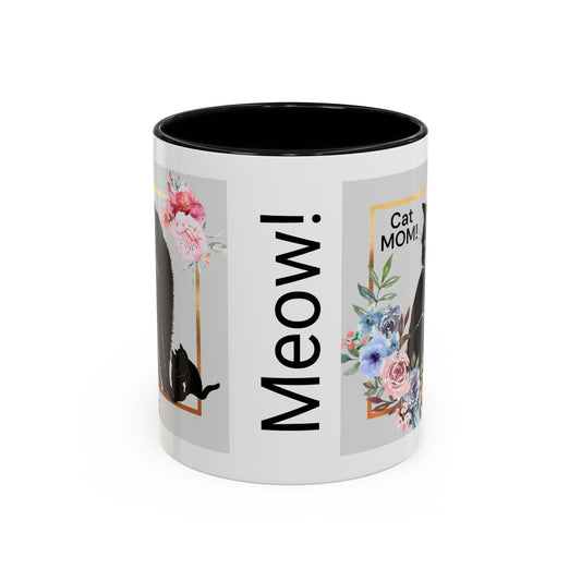 CAT MOM Accent Coffee Mug, 11oz
