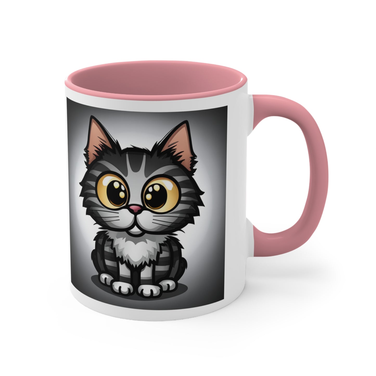 Tabby Cat Lover Accent Coffee Mug, 11oz