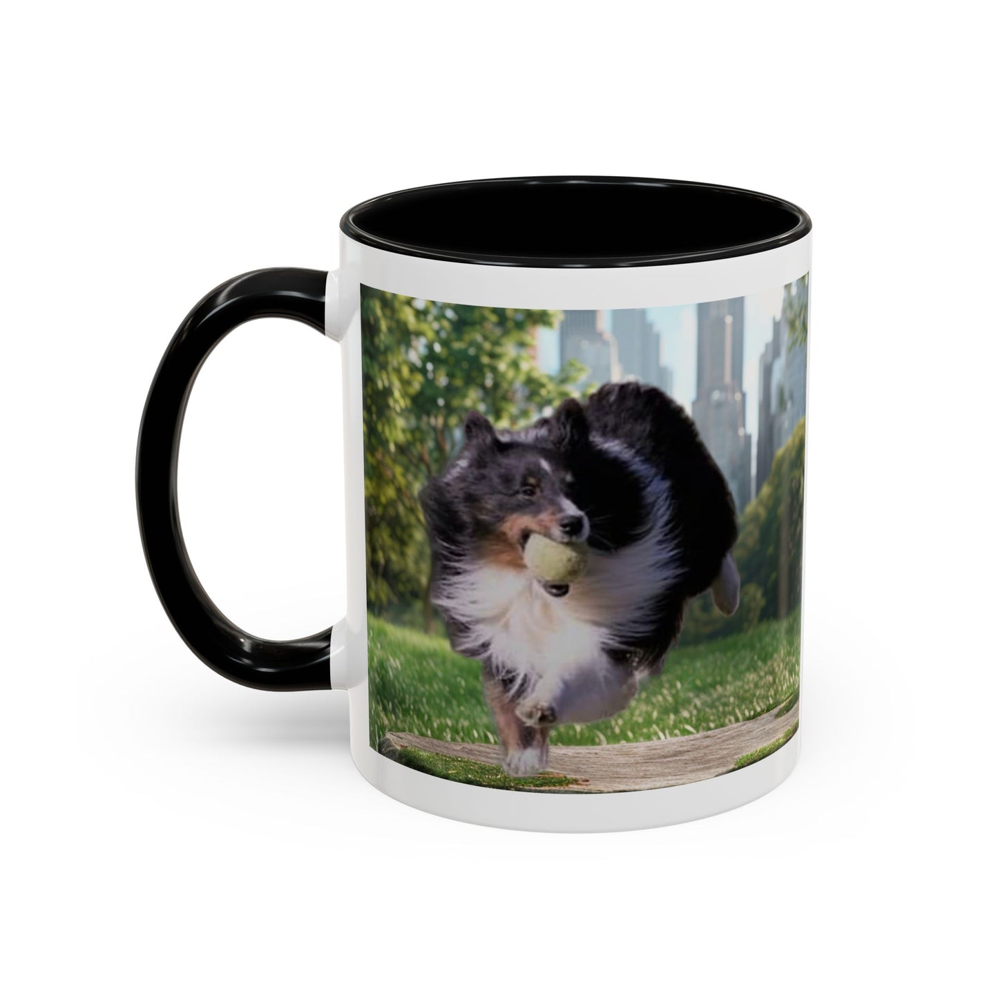 Shelties Rule! Tri Color Sheltie Coffee Mug (11oz)