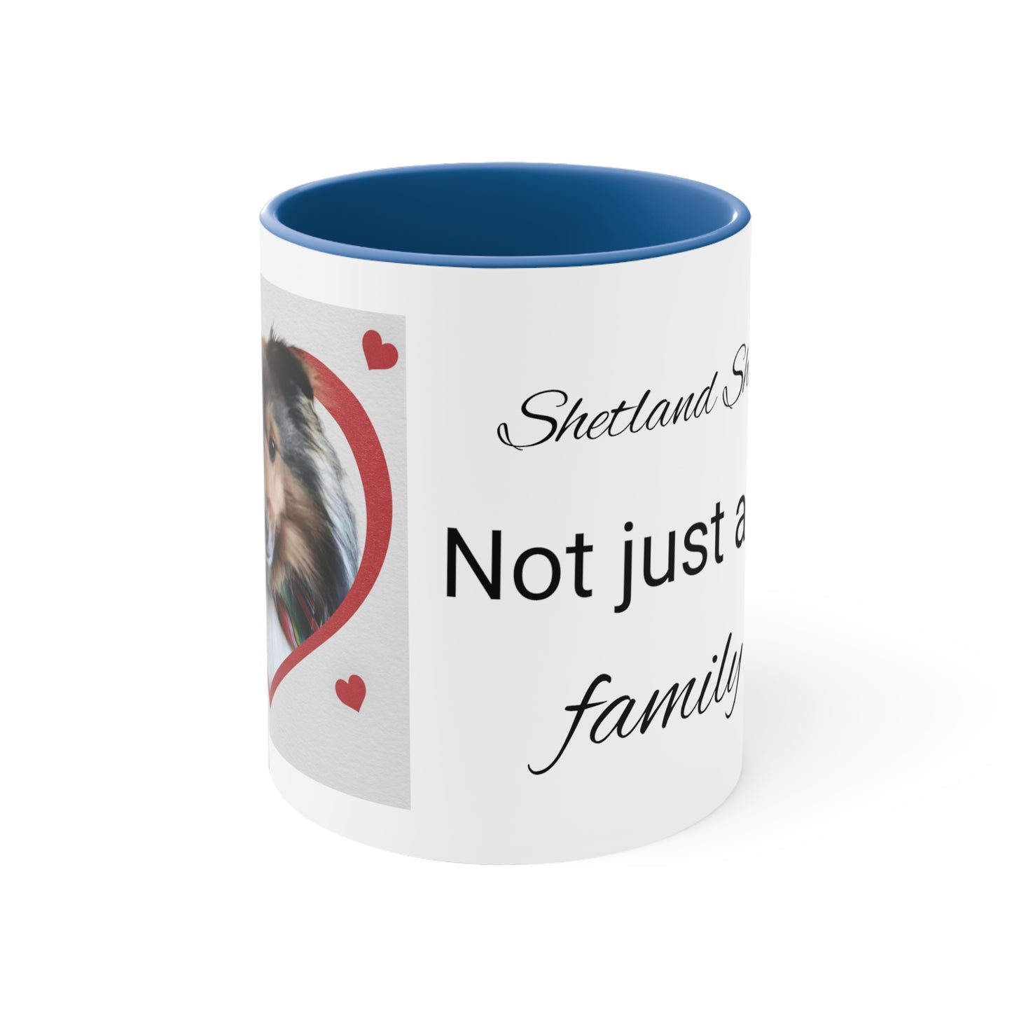 Shetland Sheepdog Family Accent Coffee Mug, 11oz