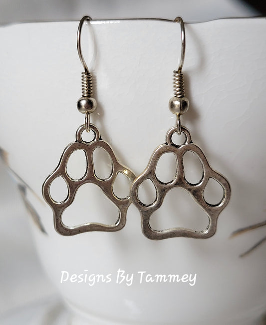 Dog Earrings Paw Print Dangle/Drop Fashion Earrings