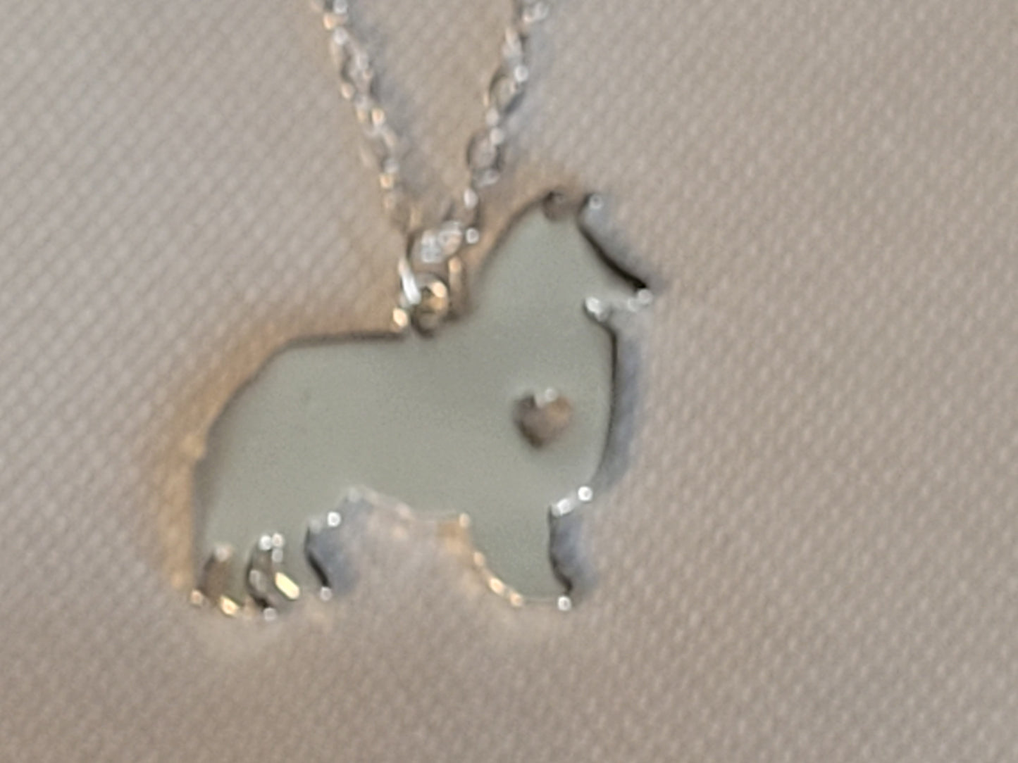 Dog Necklace Sheltie Collie Dog Pendant Necklace