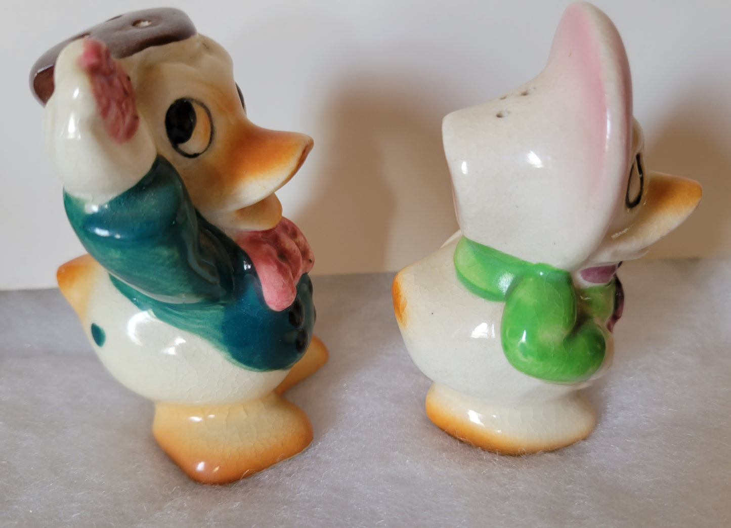 Donald Duck & Daisy Vintage Japan Salt & Pepper Shakers