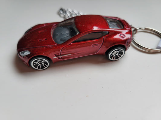 Diecast Car Keychain Hot Wheels All Stars Aston Martin ONE-77